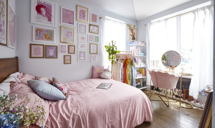 Pink Brooklyn Rental With Neoclassical Elements Apartment Therapy